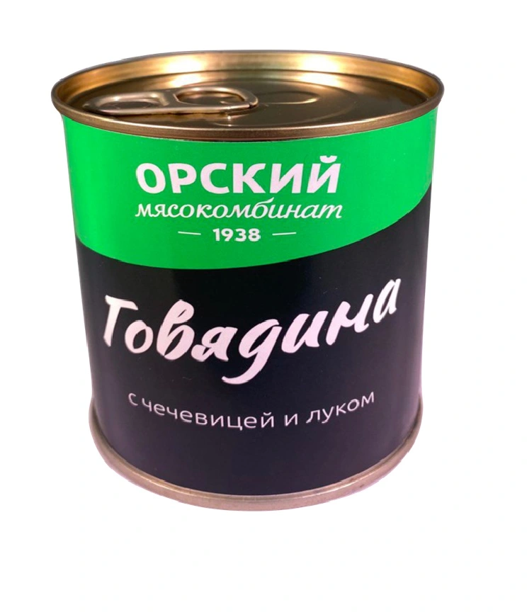 Говядина с чечевицей и луком ГОСТ 0,340 кг ж/б  Орский МК