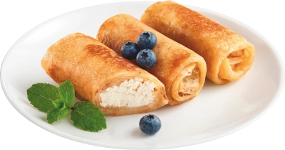 Блины с творогом 