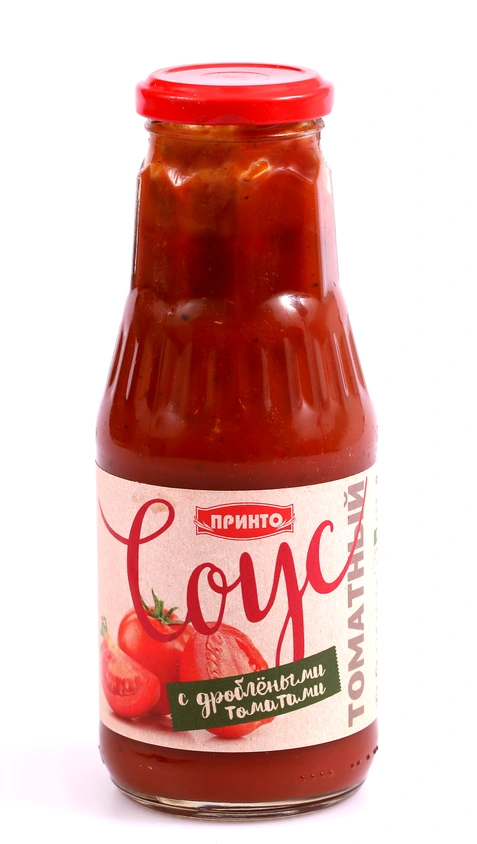 Соус томатный с дроблеными томатами 0,33кг с/б Принто