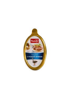 Паштет с ГУСИНОЙ ПЕЧЕНЬЮ Таврия 0,105кг