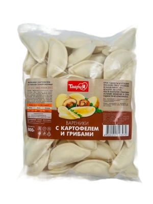 "Вареники с картофелем и грибами" 