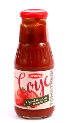 Соус томатный с дроблеными томатами 0,33кг с/б Принто