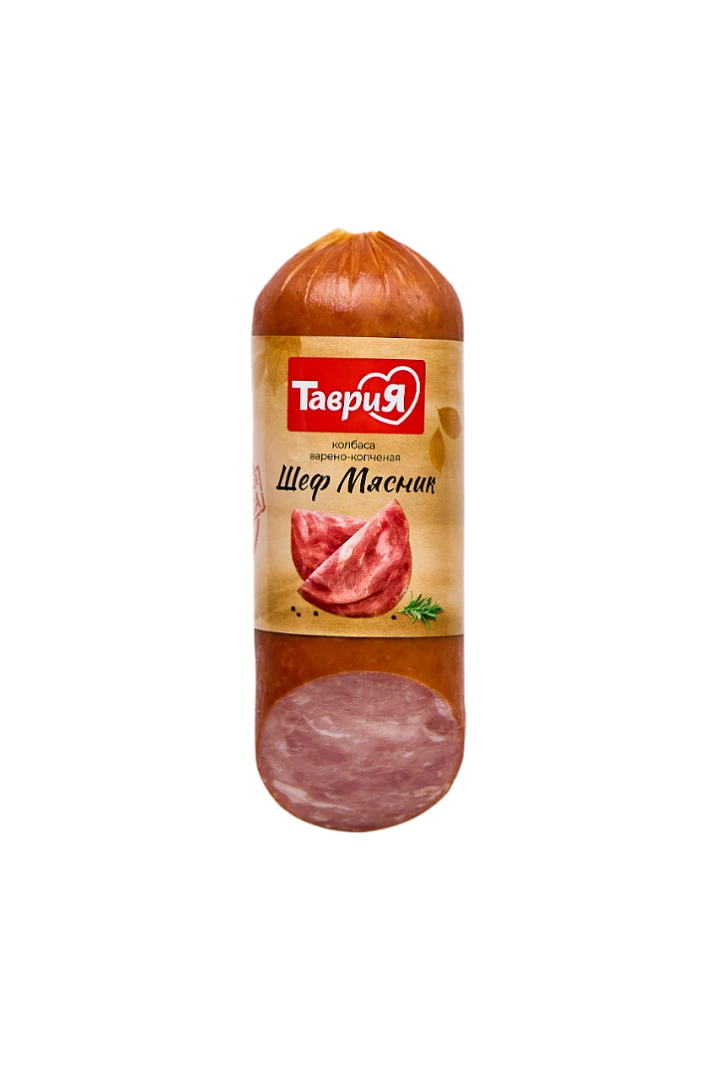 Колбаса варено-копченая "Шеф Мясник" 