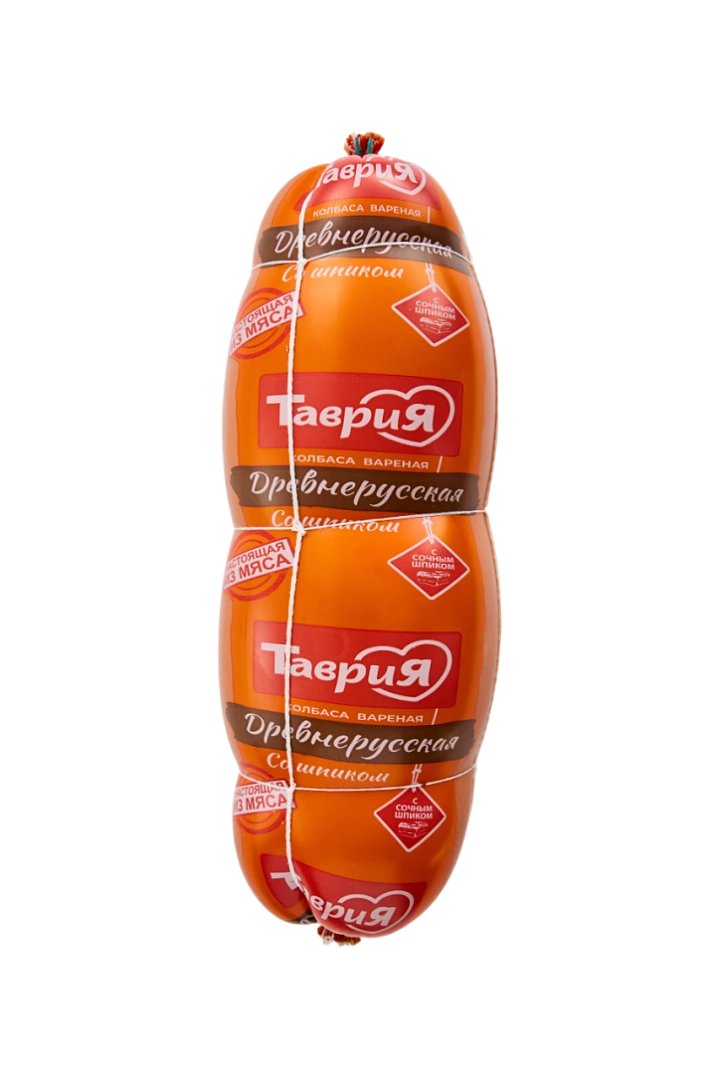 Колбаса варёная "ДревнеРусская со шпиком" 