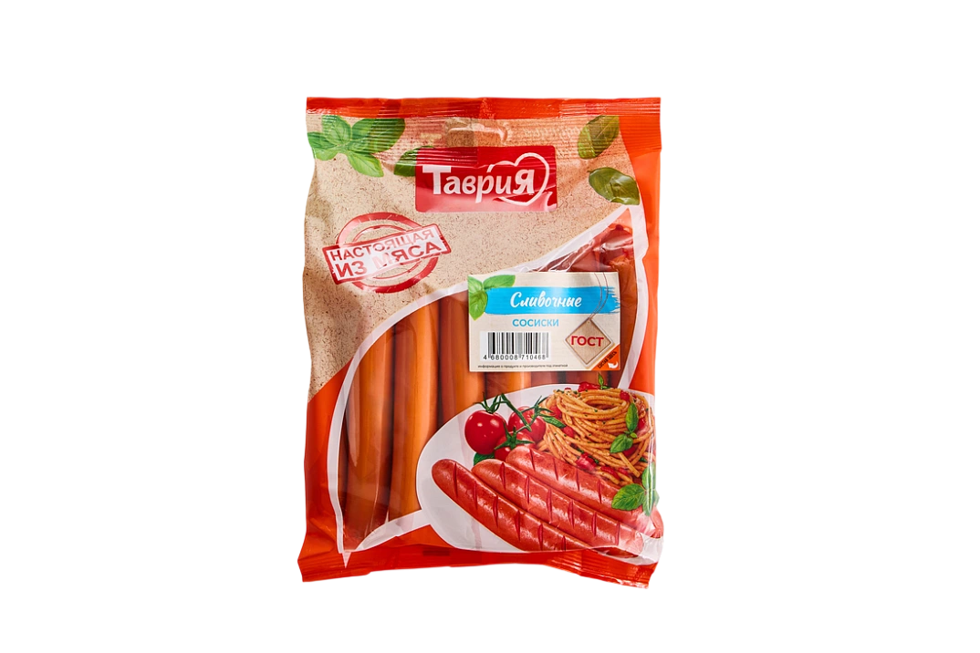 Сосиски "Сливочные" ГОСТ