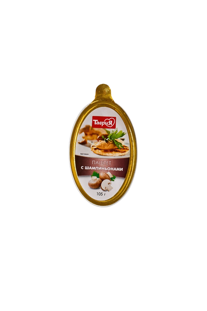 Паштет с ШАМПИНЬОНАМИ Таврия 0,105кг 
