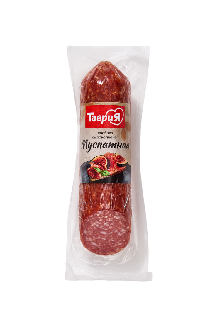 Колбаса сырокопченая "Мускатная"